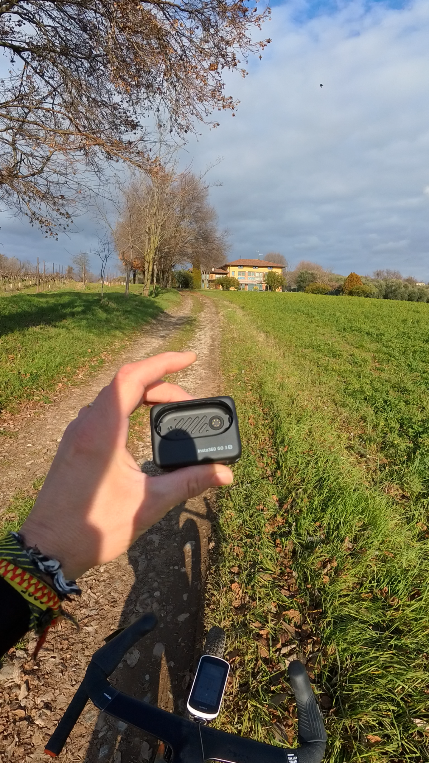 Insta360 GO 3S in bici